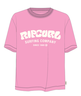 Surf Puff Relaxed Tee - Girls