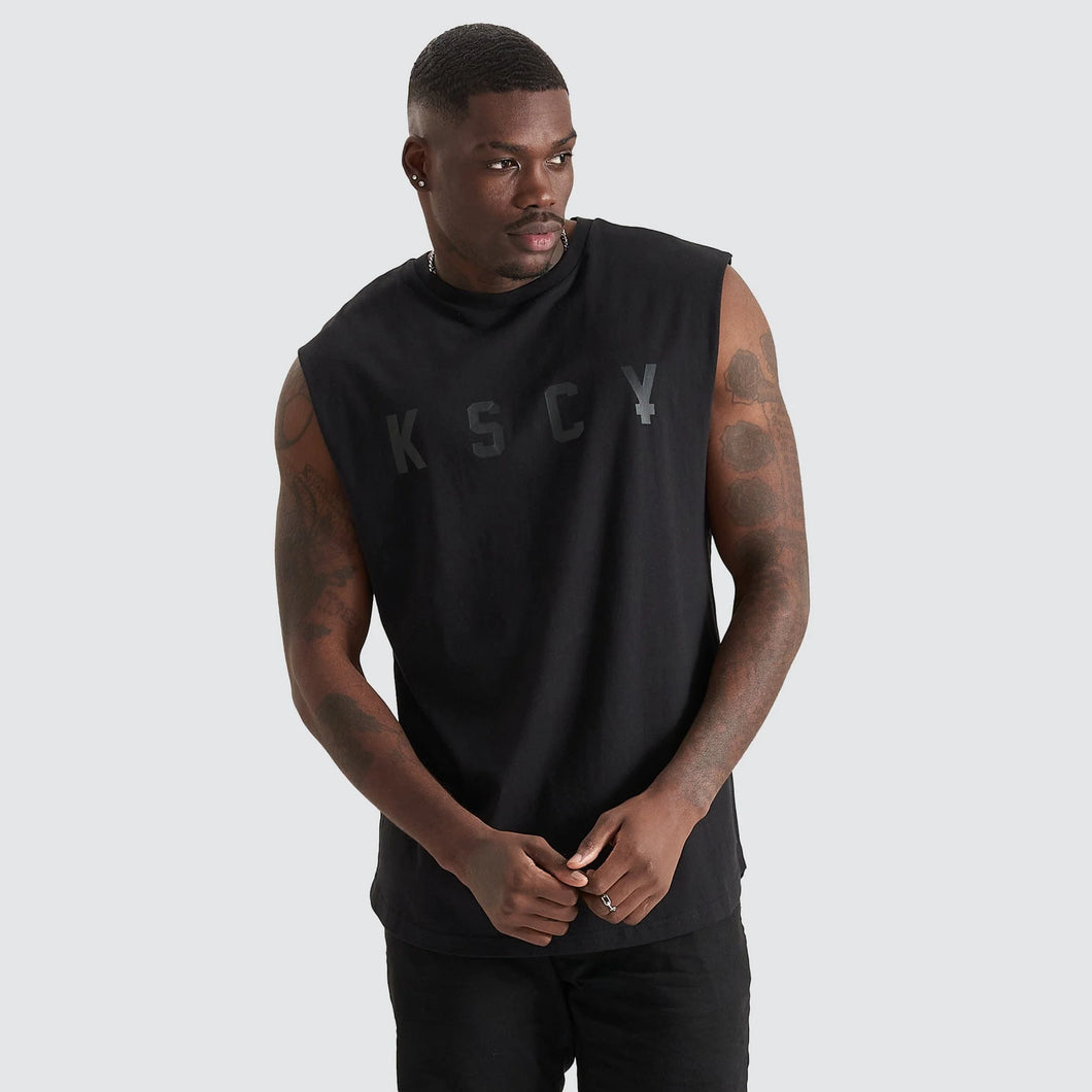 Divided Dual  Curved  Muscle Tee