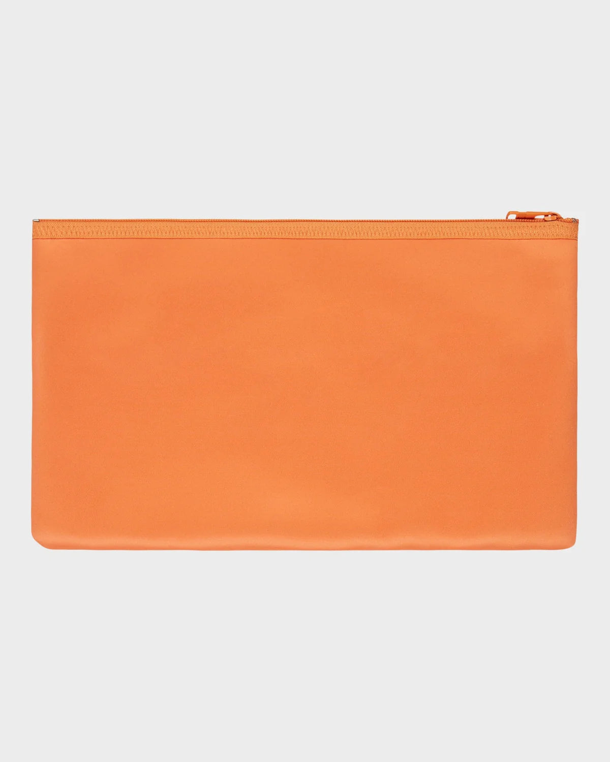 White Shoulder Pencil Case - Tangerine