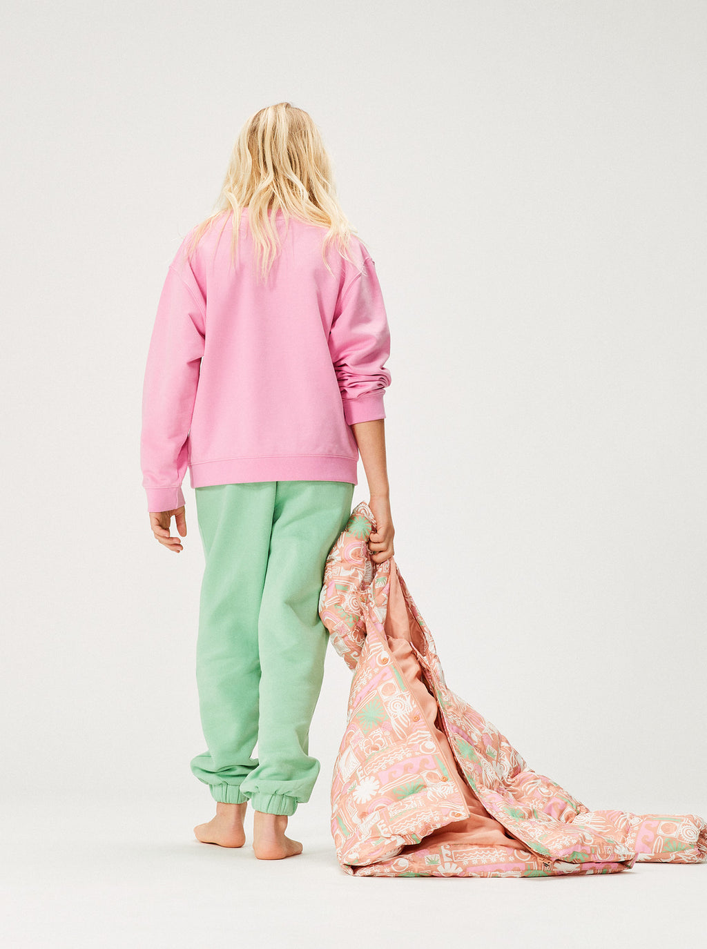 Surf Feeling Wide Pant Brushed - Zephyr Green