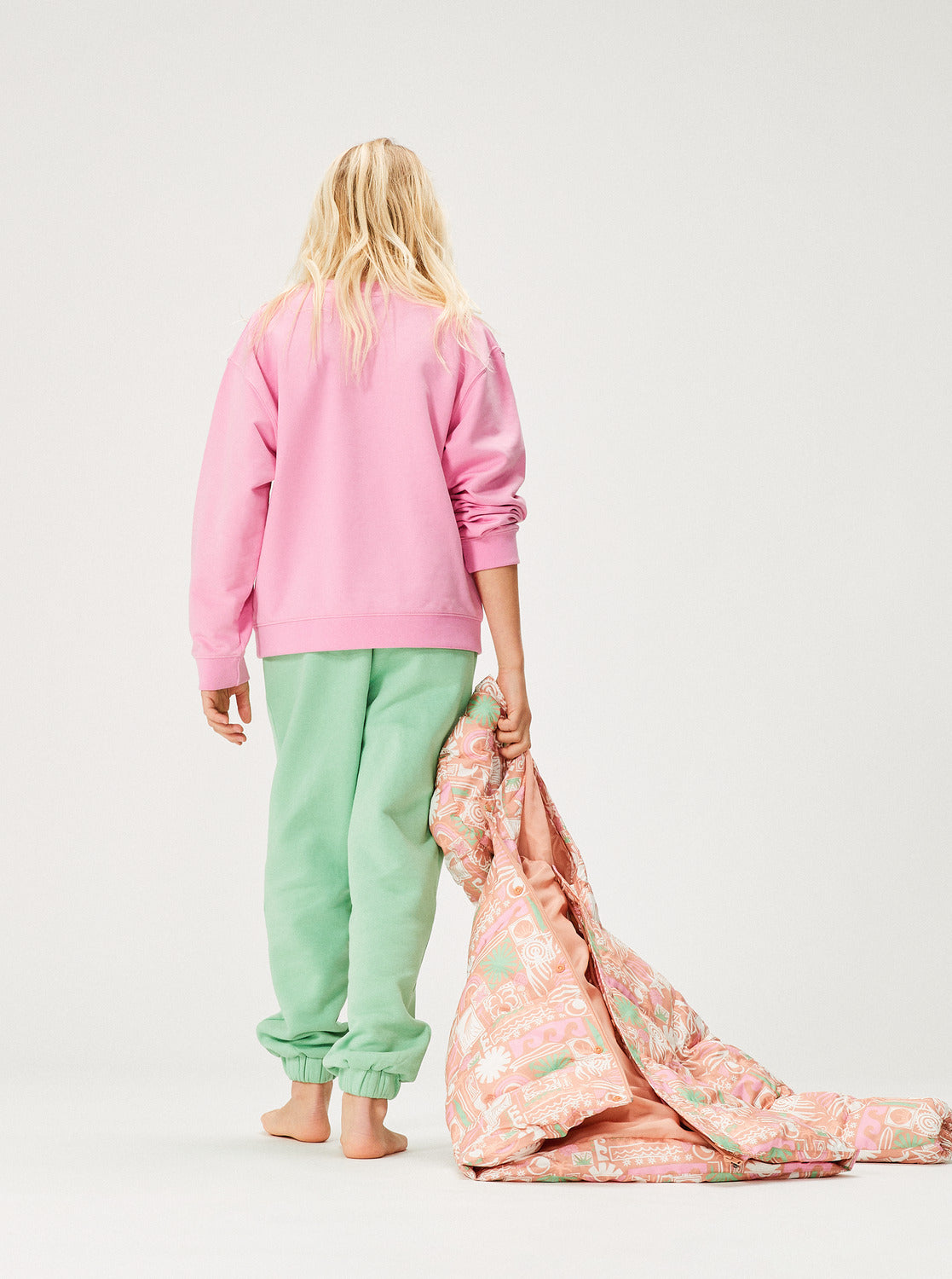 Surf Feeling Wide Pant Brushed - Zephyr Green