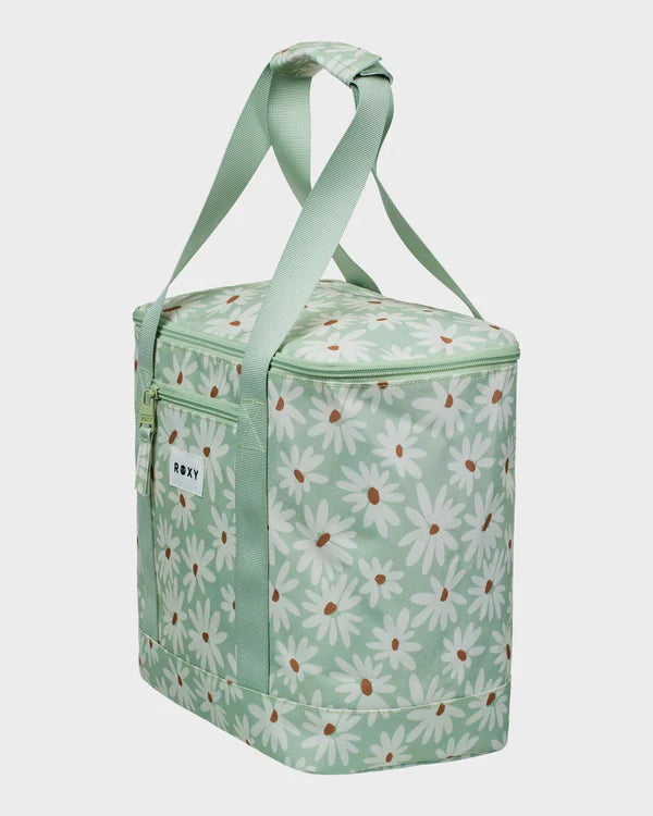 Water Effect Cooler Bag - Green Floral
