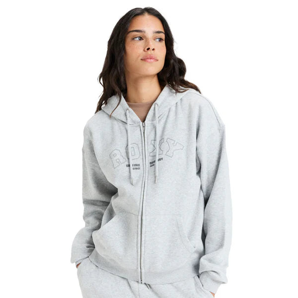 Perfect Place Zip Brushed Hoodie
