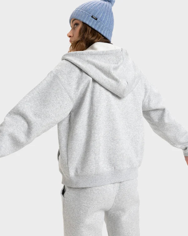 Perfect Place Zip Brushed Hoodie