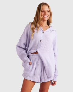 Morning Time L/S Shirt - Lavender