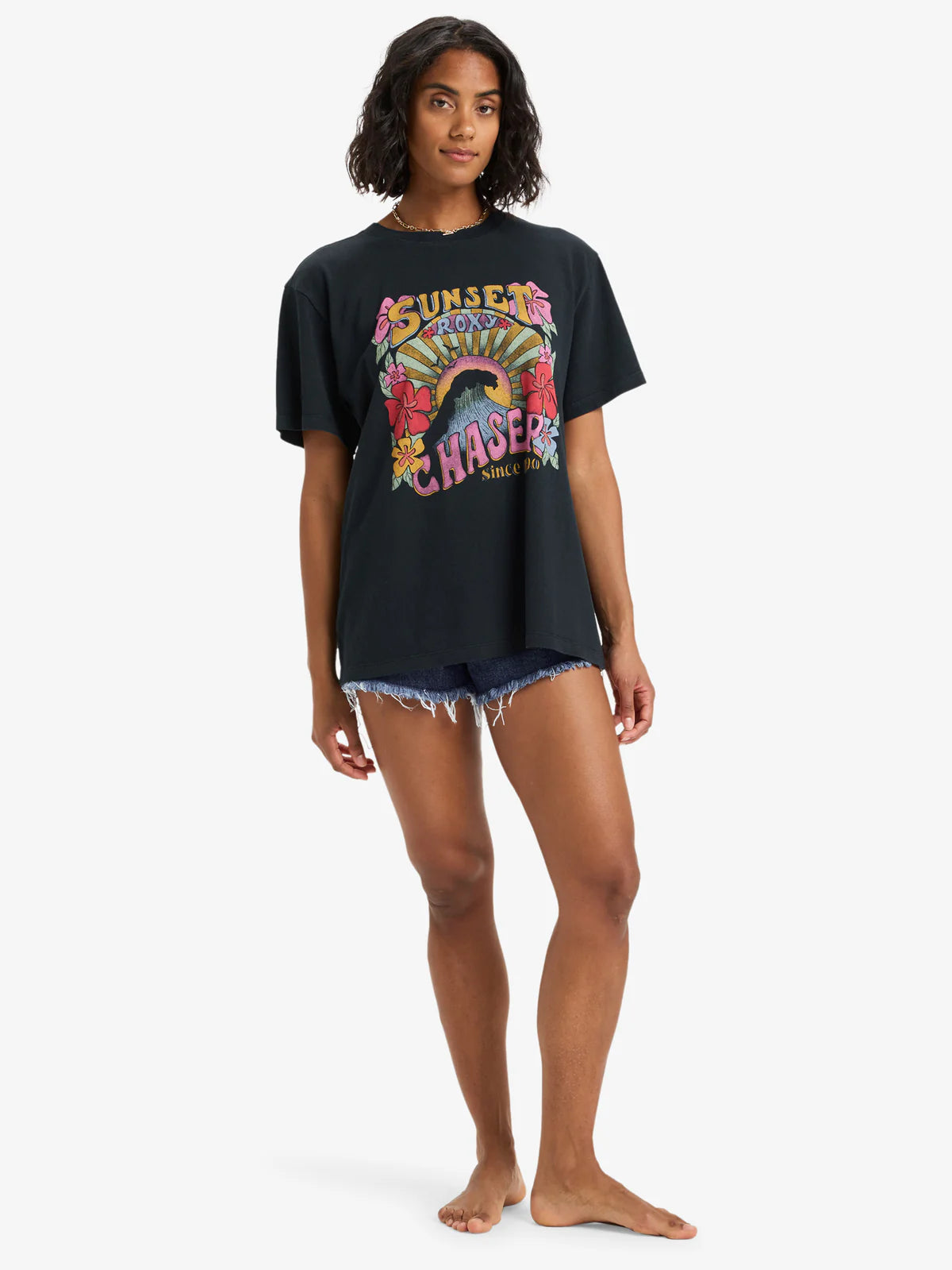 Sunnyoversize Stone Wash Top