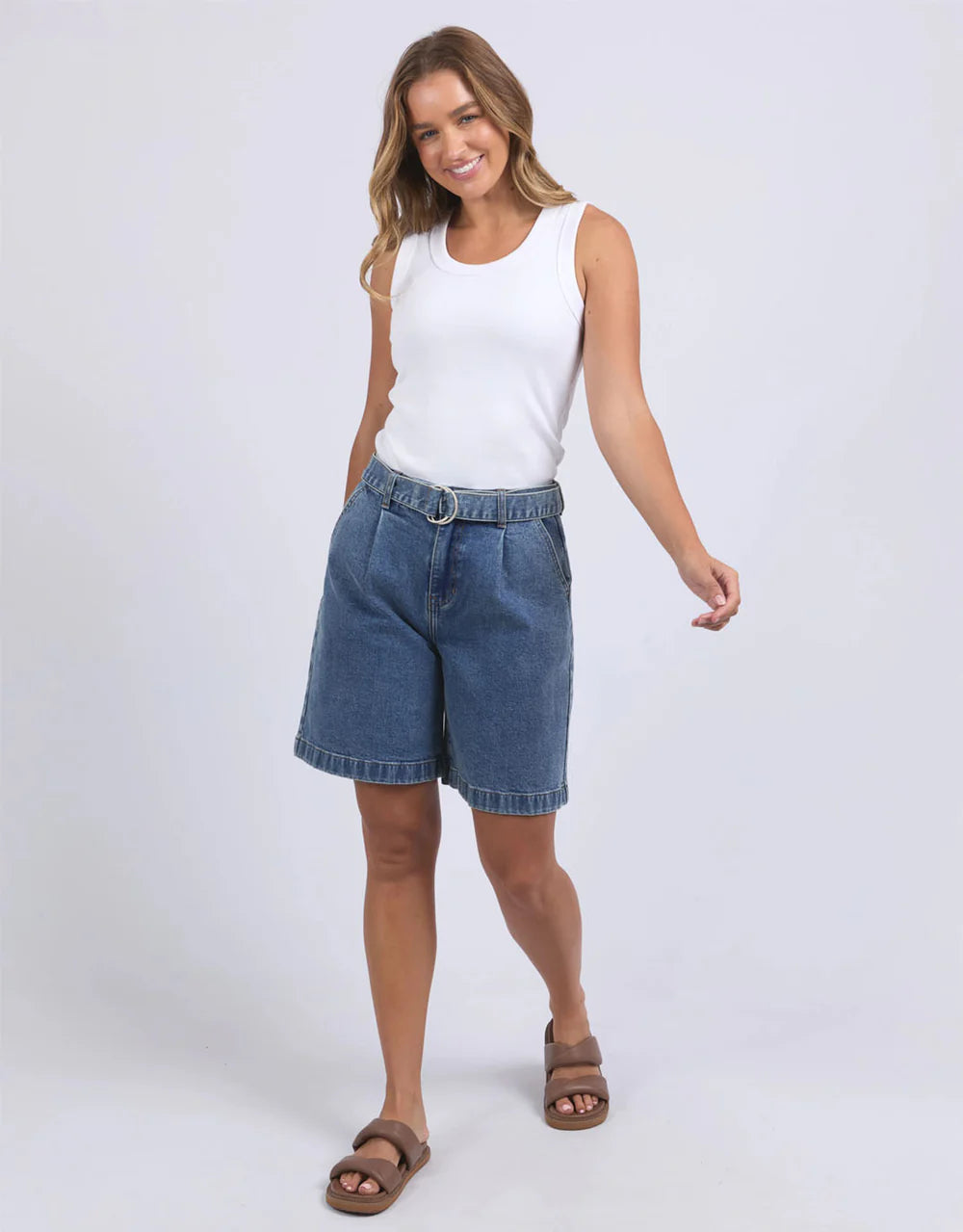 Iris Tank - White