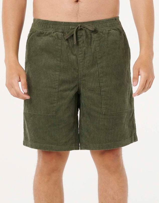 Classic Cord Volley - Cactus Green
