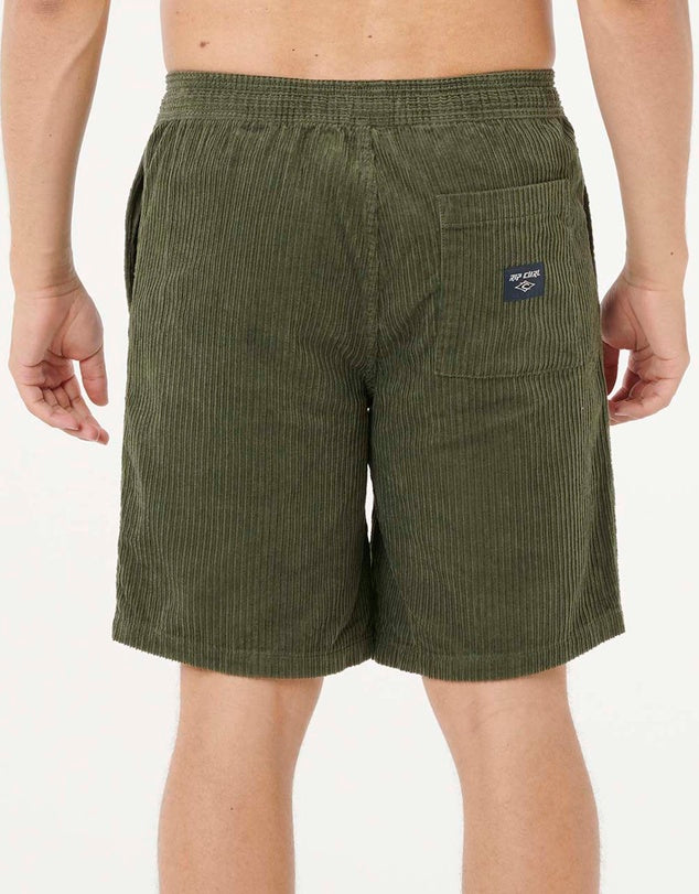 Classic Cord Volley - Cactus Green