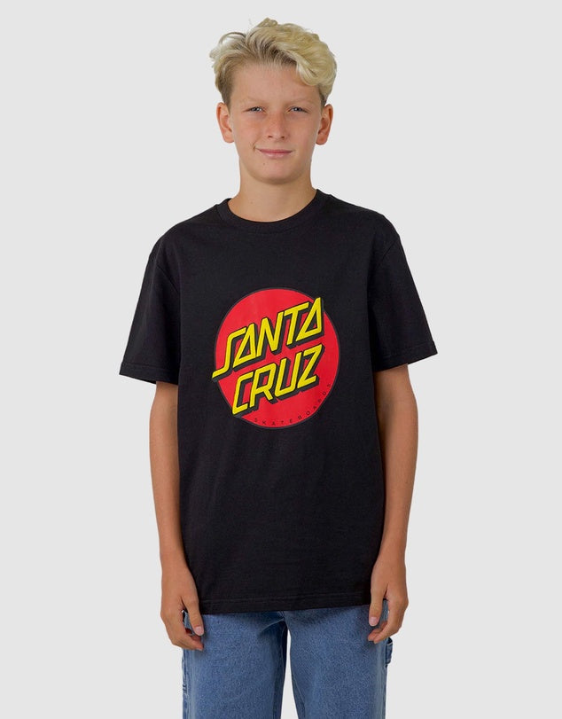 Classic Dot Puff Front SS Tee - Boys