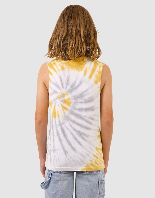 Vivid Dot Mono Front Muscle Tank