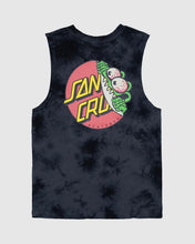 Load image into Gallery viewer, BEWARE DOT TIE DYE SS MUSCLE TEE
