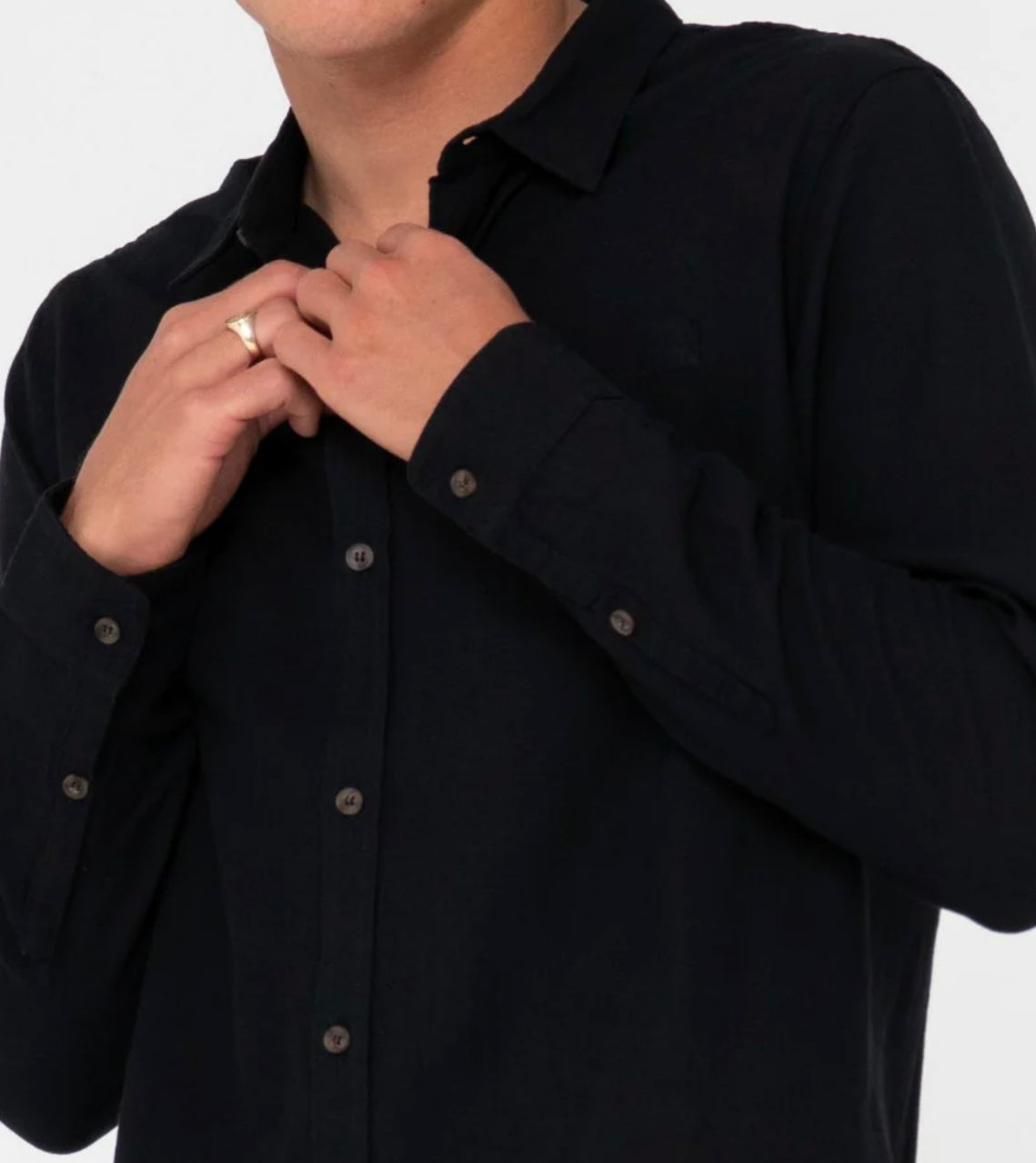 Overtone L/S Linen Shirt