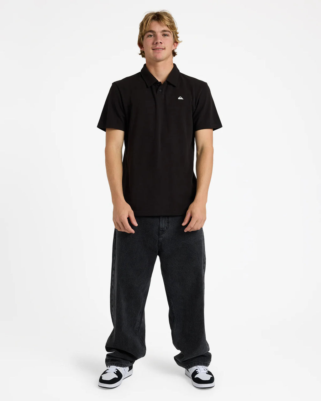 MW Pique Polo - Black