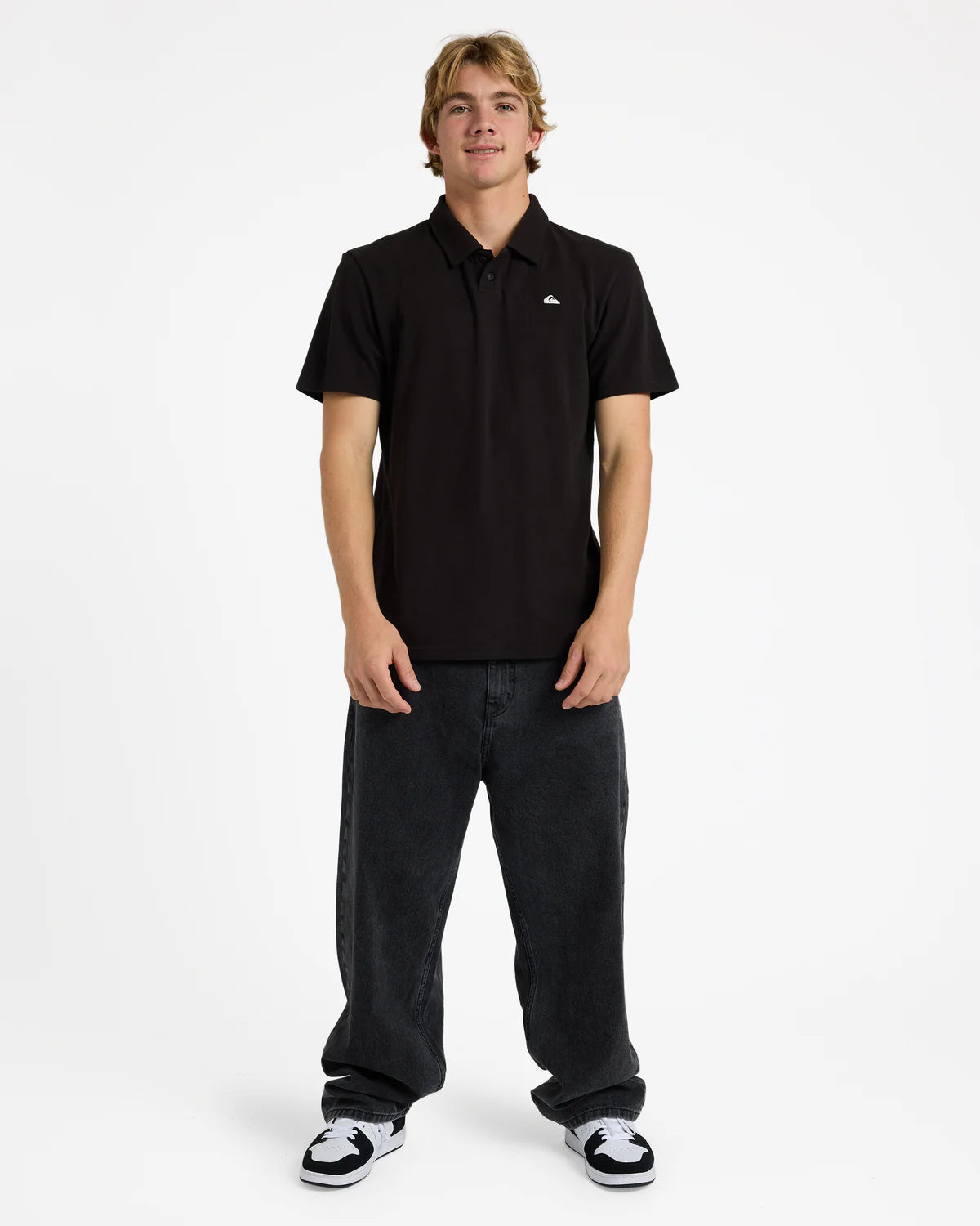 MW Pique Polo - Black
