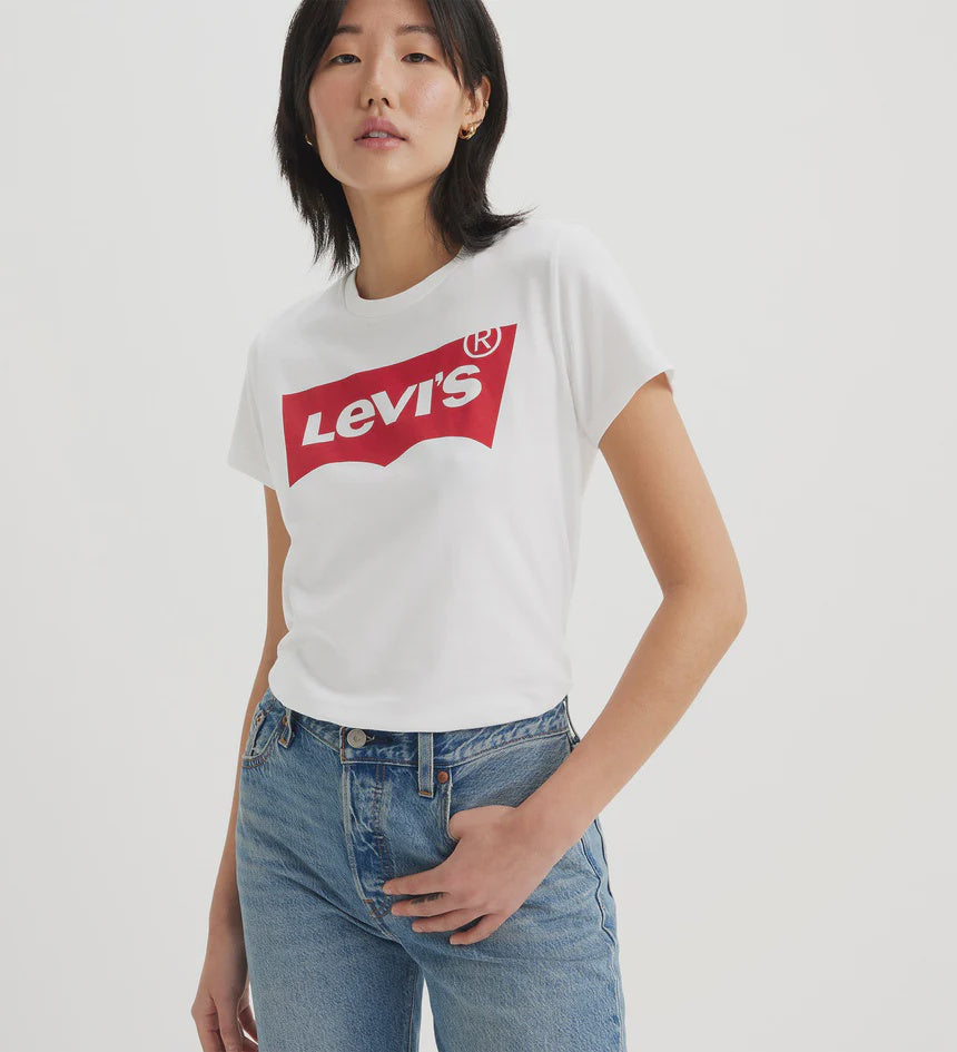 The Perfect Tee - Batwing White