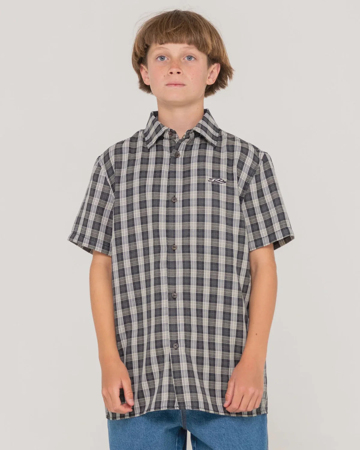 Datsun Check SS Shirt - Boys