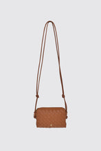 Load image into Gallery viewer, Xena Woven Xbody Handbag - Tan
