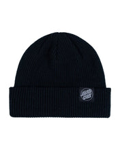 Load image into Gallery viewer, Classic Dot Patch Beanie - Ribbed Knit
