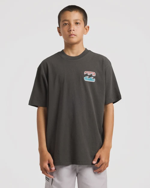 Boys Heritage Tshirt-Raven