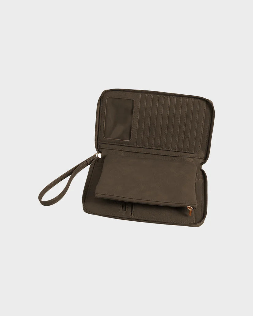 Golden Hour Travel Wallet - Moka