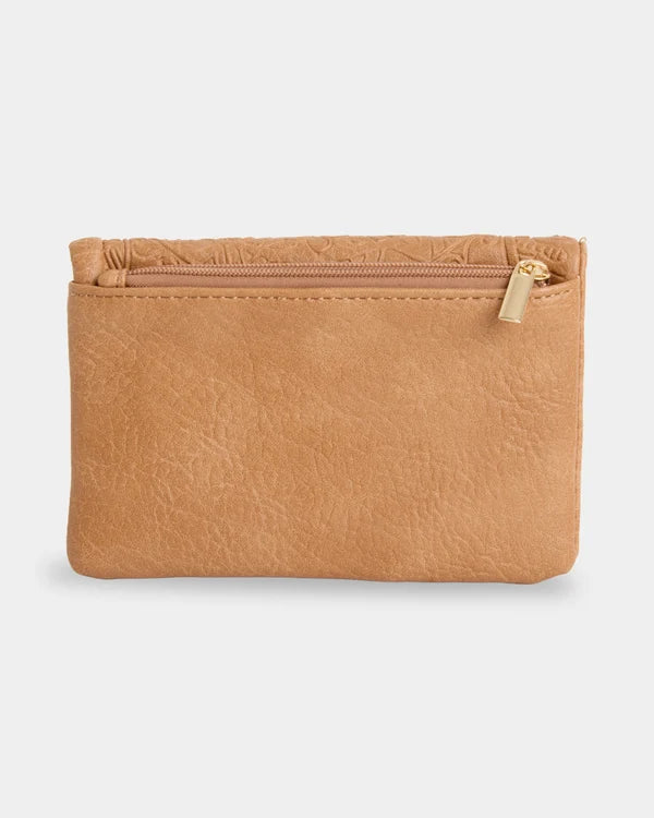 TROPICAL RHAPSODY KIRRA WALLET-TAN