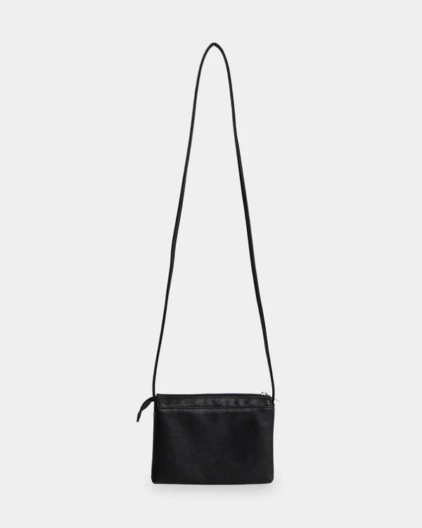 Tropical Rhapsody Crossbody Bag - Black