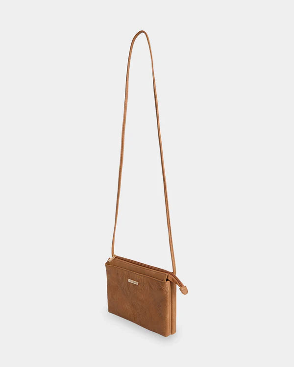 Tropical Rhapsody Crossbody Bag - Tan