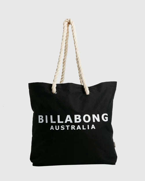 SOCIETY BEACH TOTE BAG-BLACK