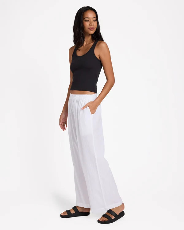 FOLLOW ME PANT-WHITE