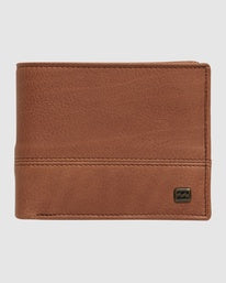 Dimension 2 IN 1 Leather Wallet - Tan