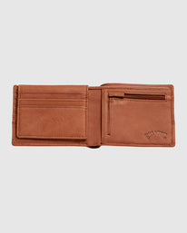 Dimension 2 IN 1 Leather Wallet - Tan