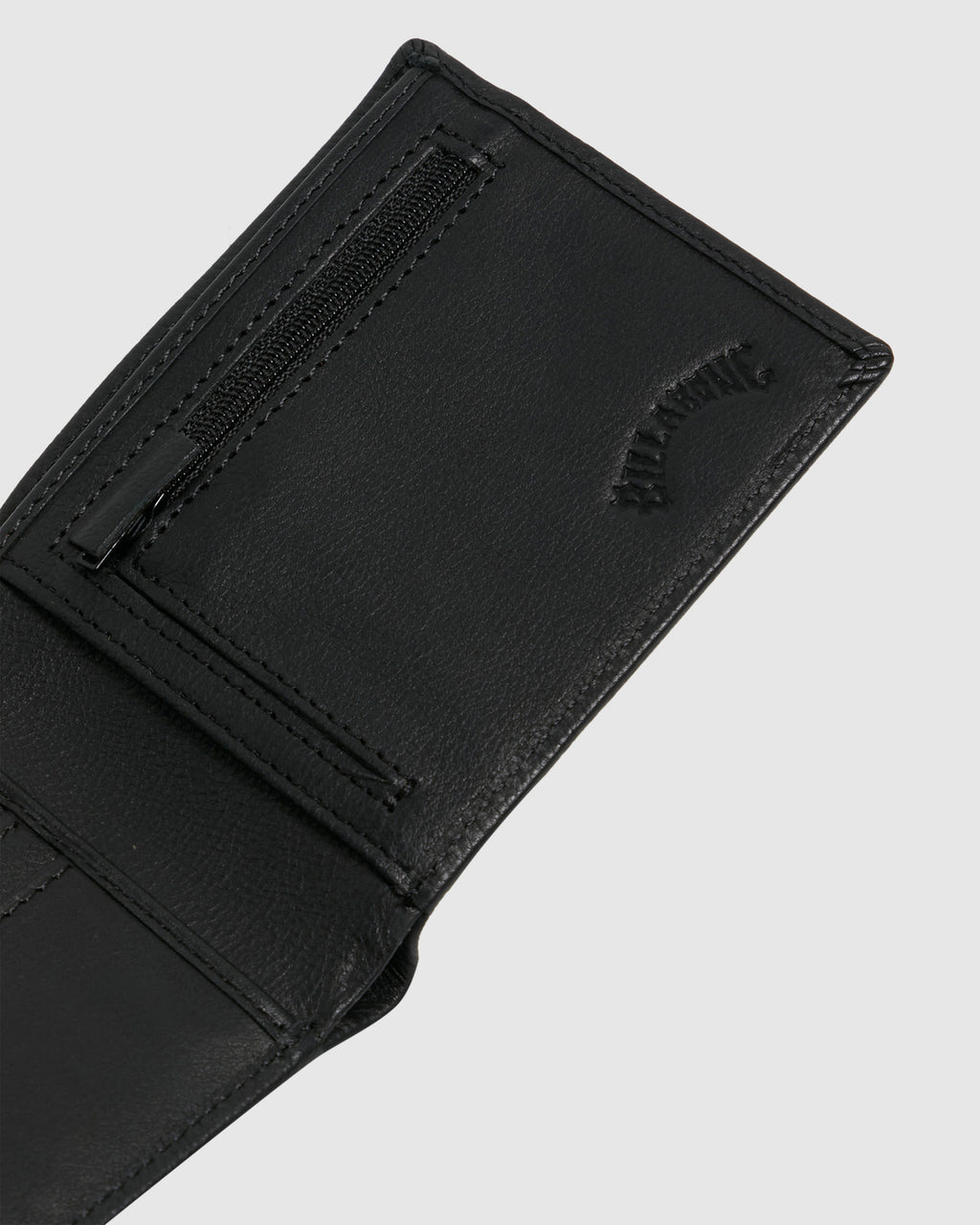 Slim 2 In 1 Leather Wallet-Black
