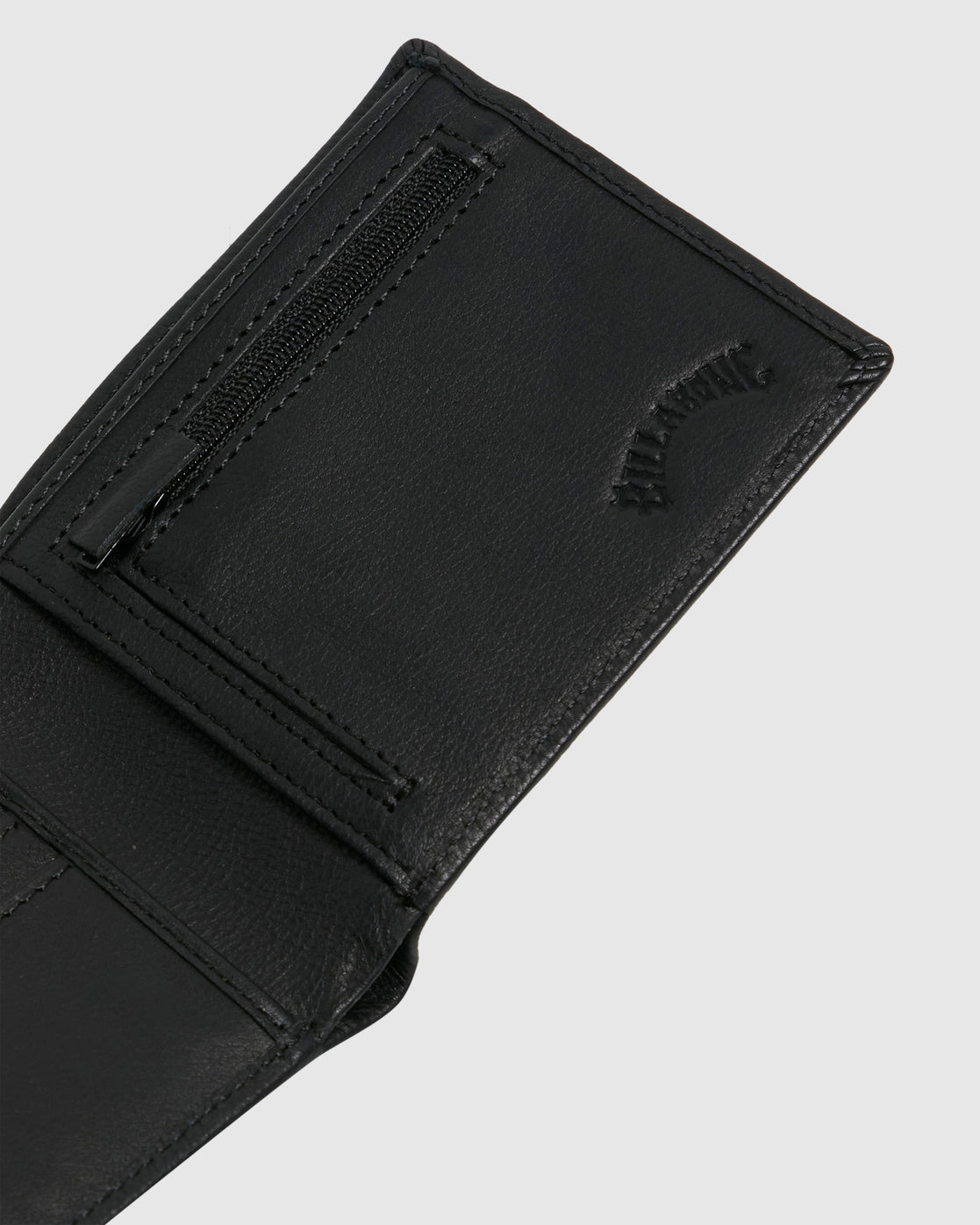 Slim 2 In 1 Leather Wallet-Black