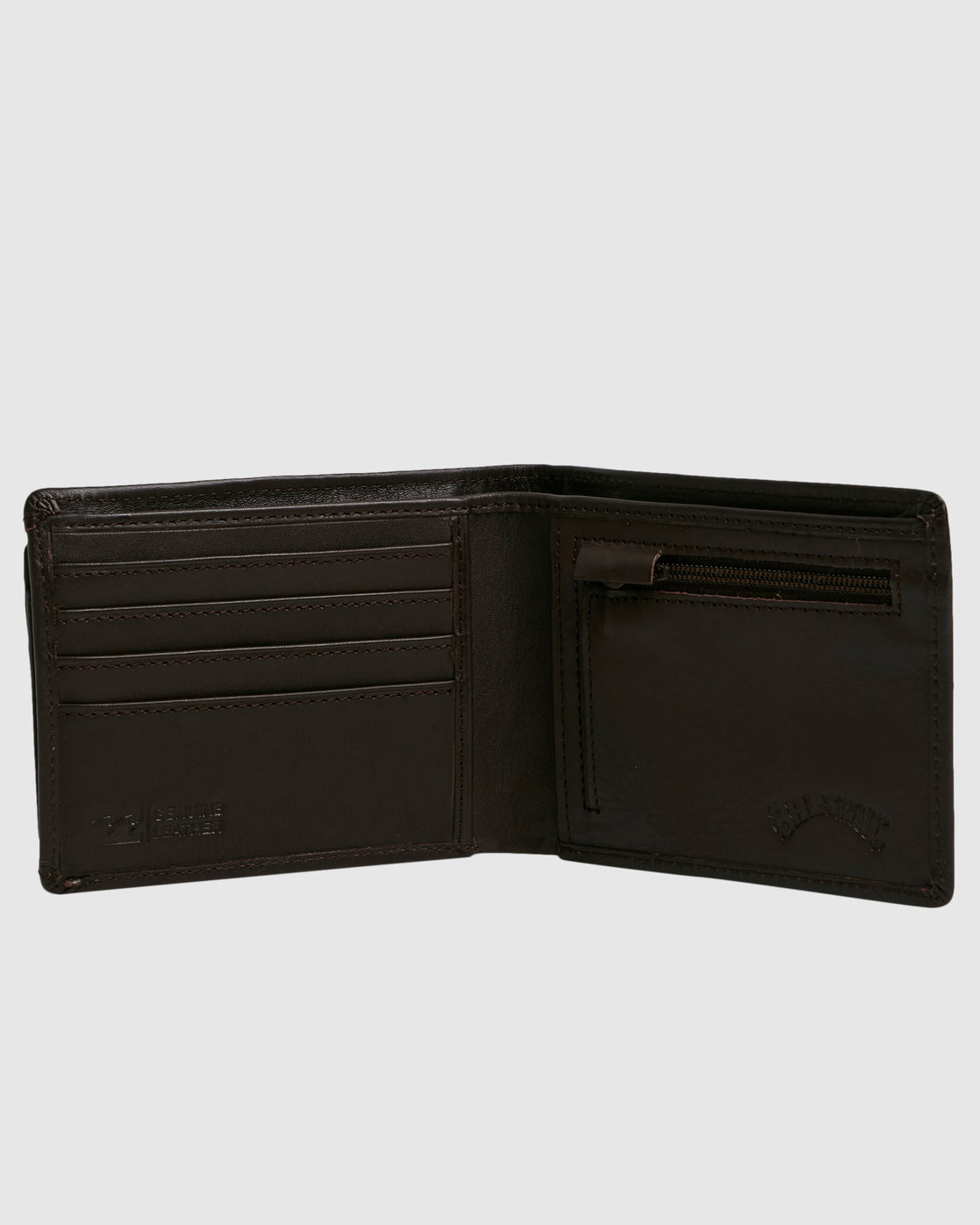 Slim 2 In1 Leather  Wallet - Java Grain