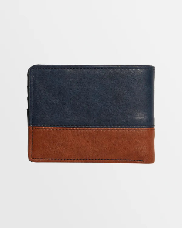Dimension Wallet - Navy/Tan