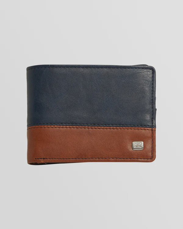 Dimension Wallet - Navy/Tan