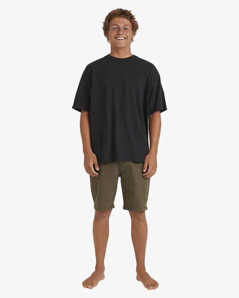 Wave Wash Twill Chino - Military