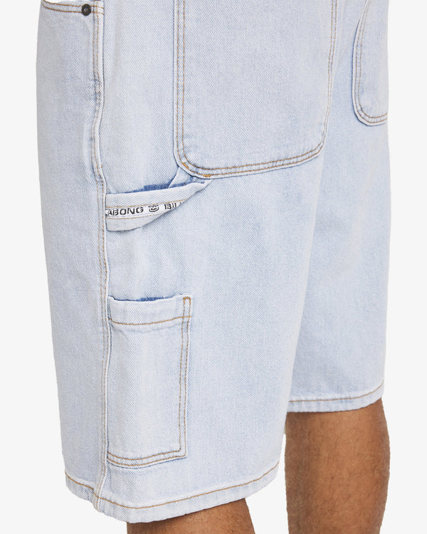 Bad Dog Workwear Short - Stone Blue