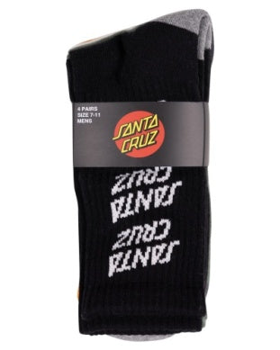 SC Stack Repeat 4PK Crew Socks