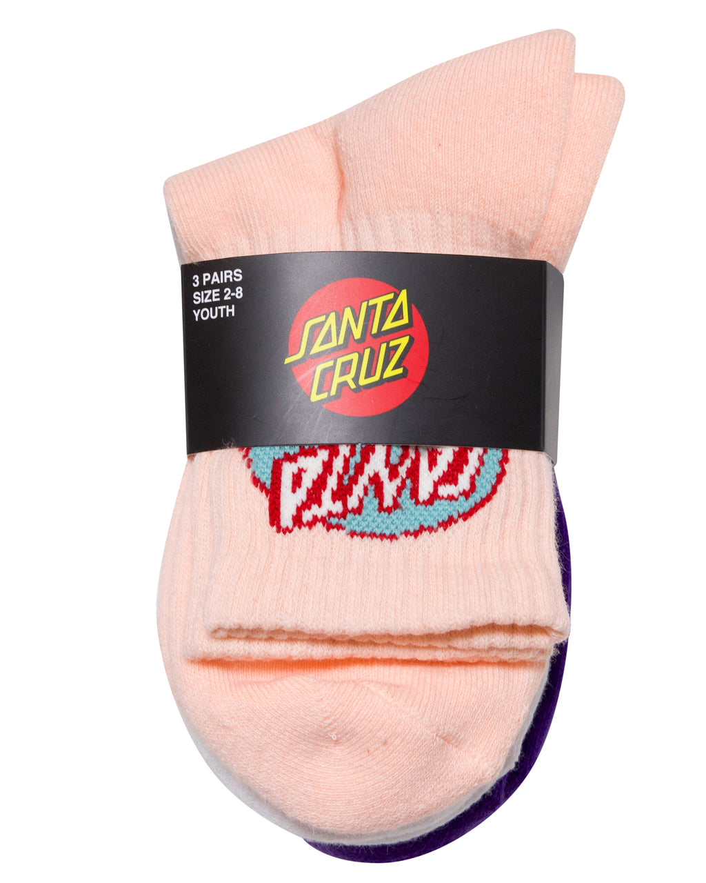 Oval Dot 3 PK Mid Socks - Girls