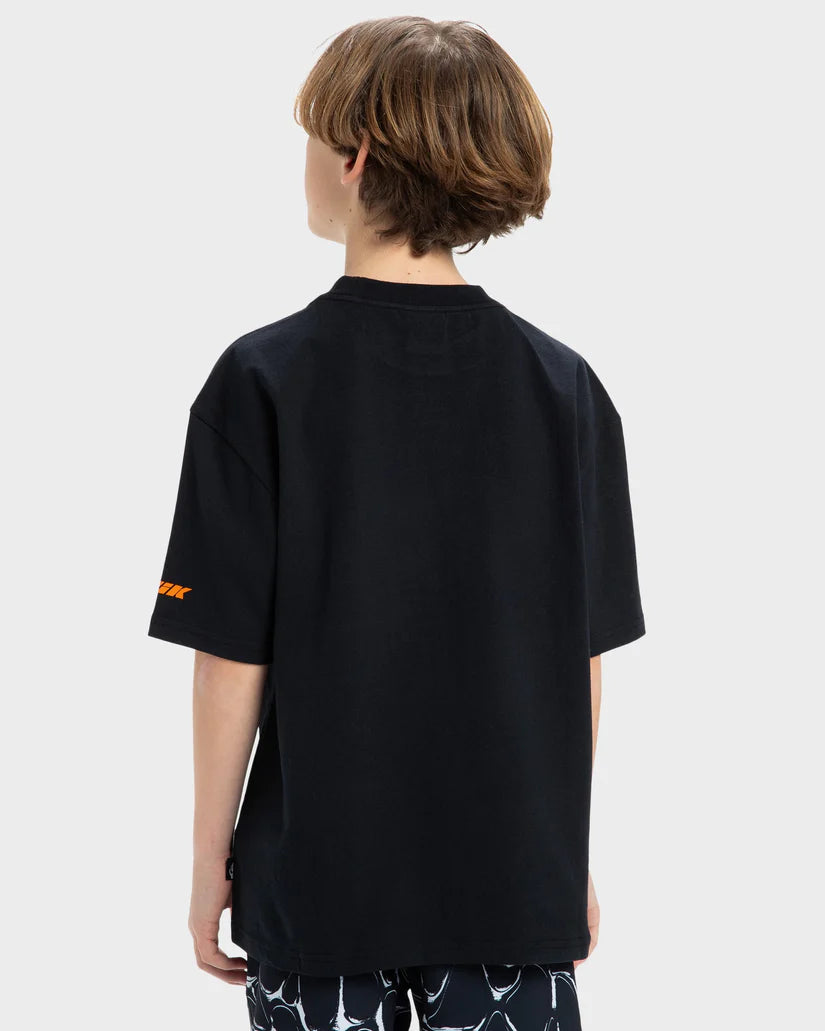 Stencil S/S T-Shirt Youth - Black