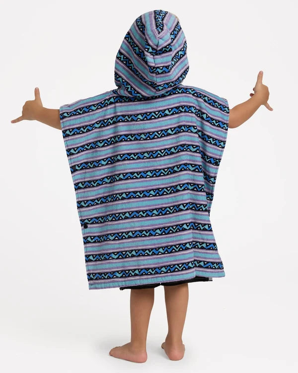 BOYS 2-7 PITTED HOODED TOWEL