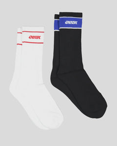 Saturn Stripe 2PK Socks