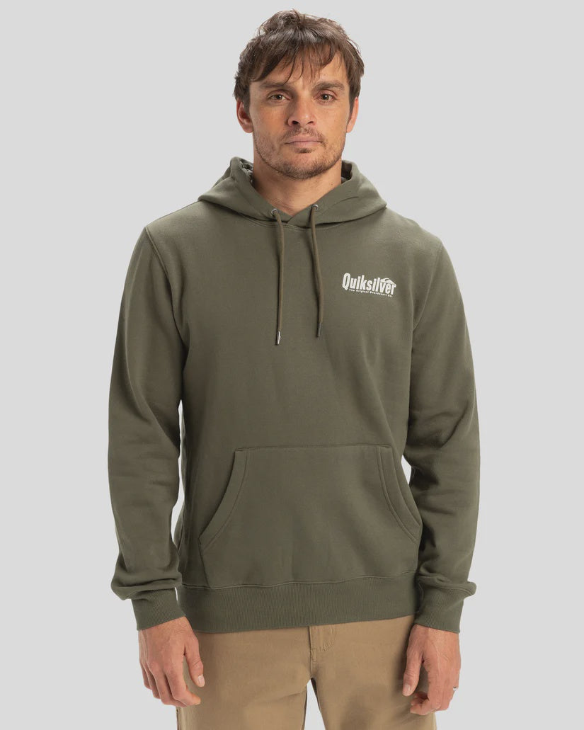 Graphic Mix Hoodie - Khaki