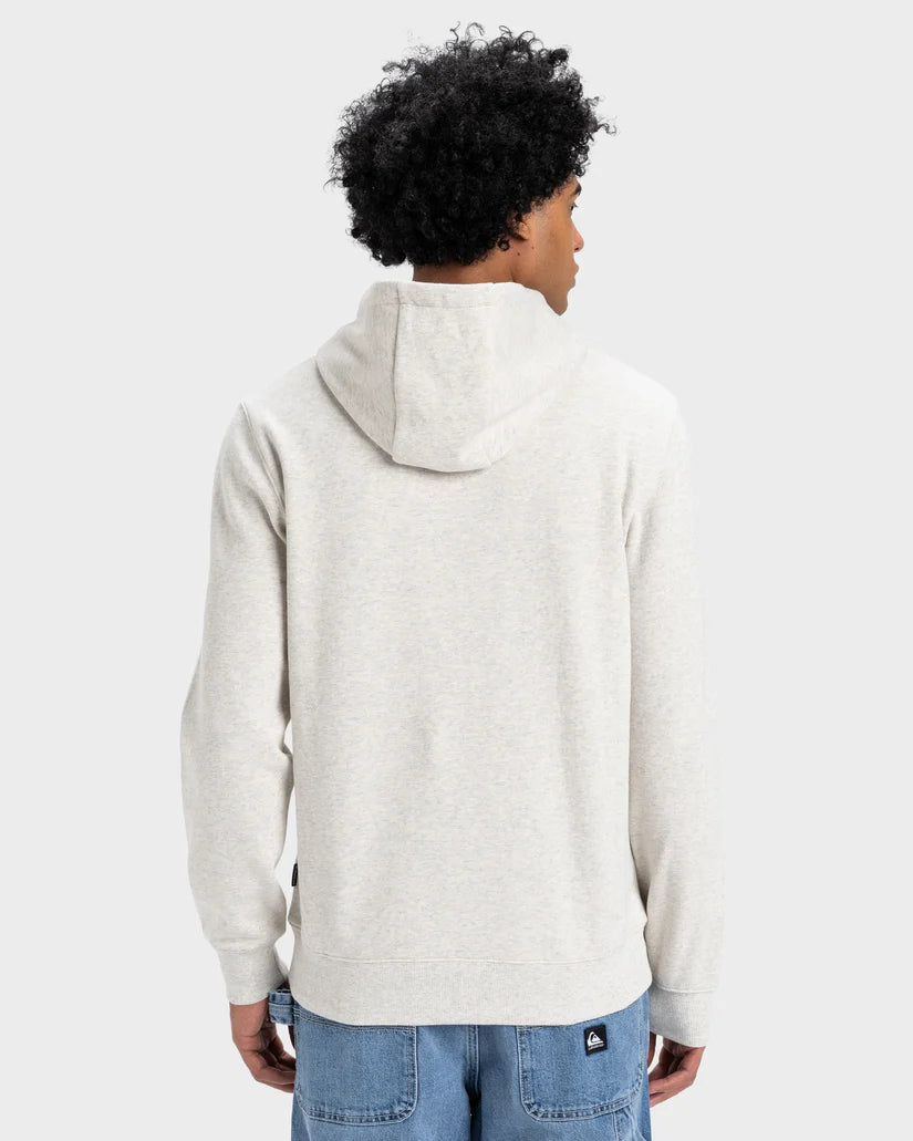 Graphic Mix Hoodie - Marble Heather
