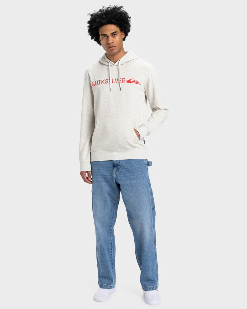 Graphic Mix Hoodie - Marble Heather