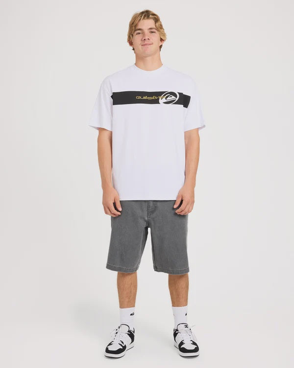TILT PANEL KNIT T-SHIRT