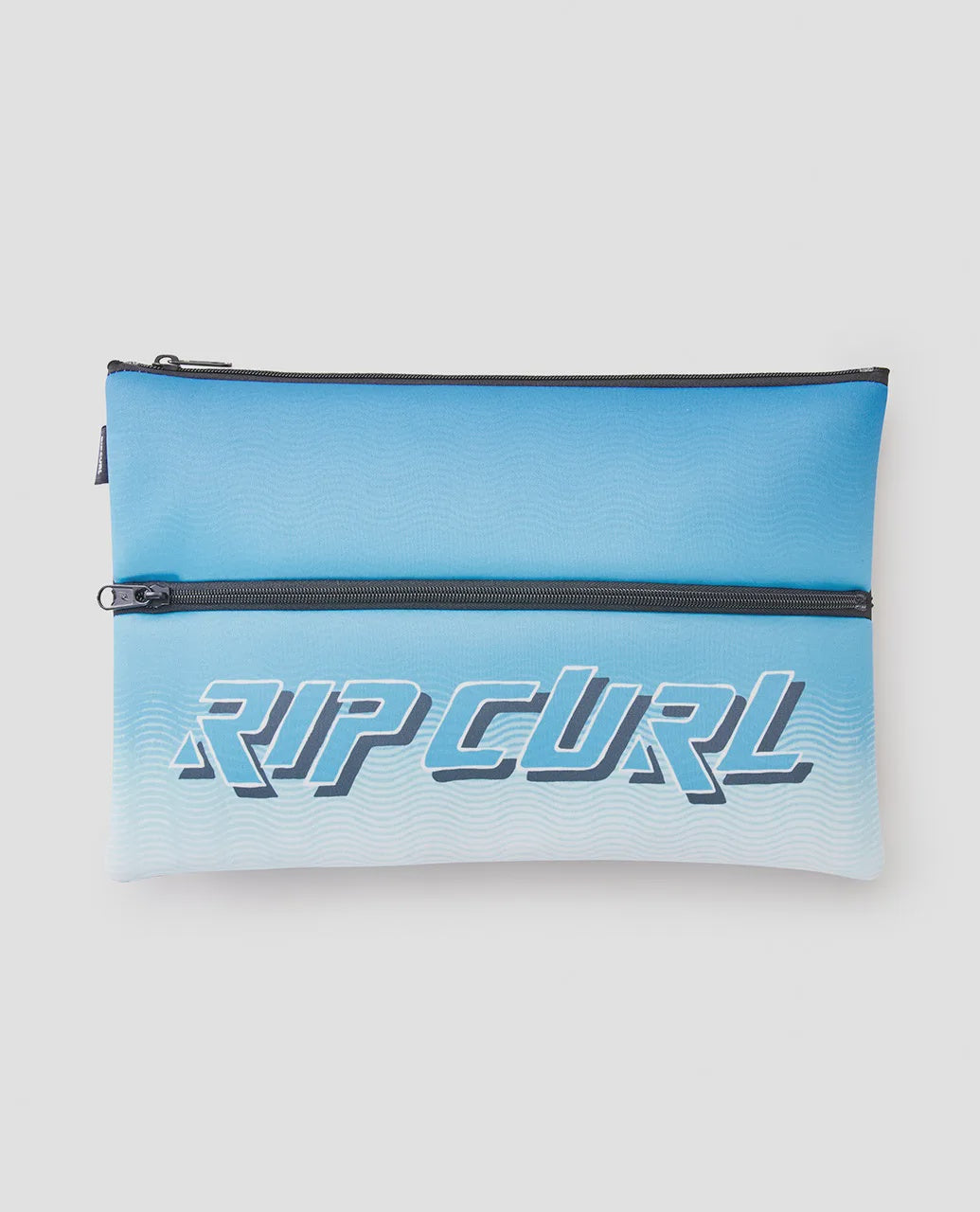 X Large Pencil Case - Blue White