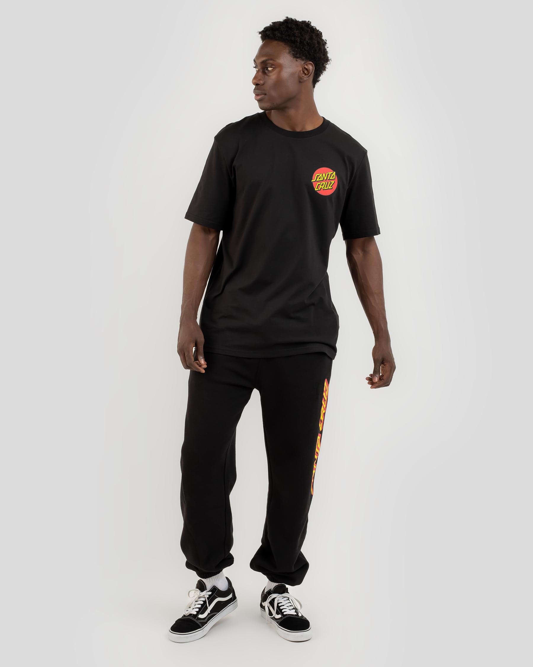 Classic  Dot Chest  Tee - Black